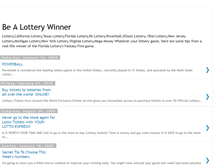 Tablet Screenshot of be-a-lottery-winner.blogspot.com