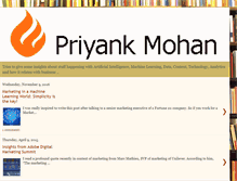 Tablet Screenshot of priyankmohan.blogspot.com