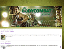 Tablet Screenshot of bodycombatjourney.blogspot.com