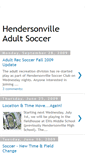 Mobile Screenshot of hsladultsoccer.blogspot.com