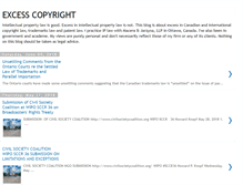 Tablet Screenshot of excesscopyright.blogspot.com