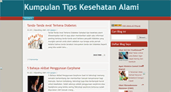 Desktop Screenshot of kumpulantipskesehatanalami.blogspot.com