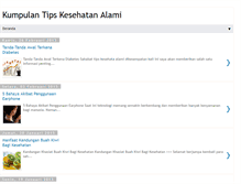 Tablet Screenshot of kumpulantipskesehatanalami.blogspot.com