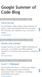 Mobile Screenshot of googlesummerofcode.blogspot.com