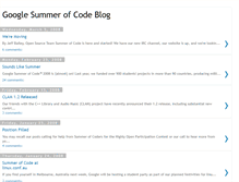 Tablet Screenshot of googlesummerofcode.blogspot.com