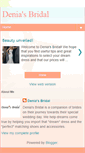 Mobile Screenshot of deniasbridal.blogspot.com