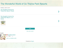 Tablet Screenshot of ozthemeparks.blogspot.com