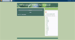 Desktop Screenshot of notacat.blogspot.com