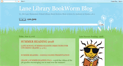 Desktop Screenshot of lanelibrarybookwormblog2.blogspot.com