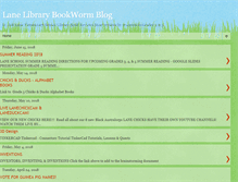 Tablet Screenshot of lanelibrarybookwormblog2.blogspot.com