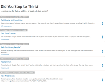 Tablet Screenshot of didyoustoptothink.blogspot.com