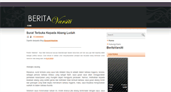 Desktop Screenshot of beritavarsiti.blogspot.com