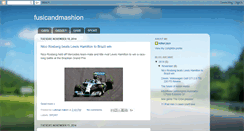 Desktop Screenshot of fusicandmashion.blogspot.com