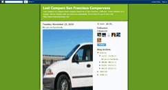 Desktop Screenshot of lostcampersusa.blogspot.com