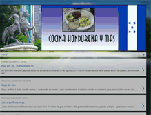 Tablet Screenshot of cocinahondurasymas.blogspot.com