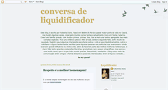 Desktop Screenshot of conversadeliquidificador.blogspot.com