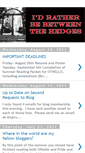 Mobile Screenshot of idratherbebetweenthehedges.blogspot.com
