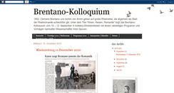 Desktop Screenshot of brentano-kolloquium.blogspot.com