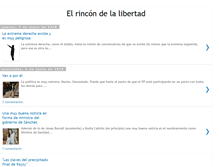 Tablet Screenshot of elrincondelalibertad.blogspot.com
