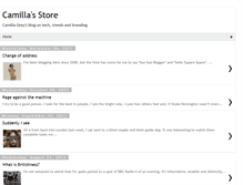 Tablet Screenshot of camillas-store.blogspot.com