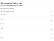 Tablet Screenshot of hkartists.blogspot.com