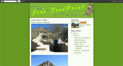 Desktop Screenshot of jfootprint.blogspot.com