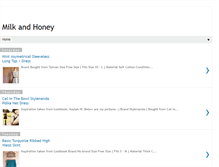 Tablet Screenshot of i-love-milk-and-honey.blogspot.com