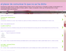 Tablet Screenshot of elplacerdecomunicarloquenosehadicho.blogspot.com