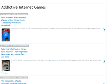Tablet Screenshot of addictive-internet-games.blogspot.com