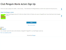 Tablet Screenshot of clubpenguinmoviestoday.blogspot.com