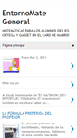 Mobile Screenshot of entornomate.blogspot.com