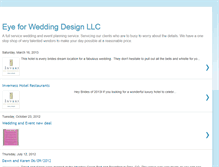 Tablet Screenshot of eyeforweddingdesign.blogspot.com