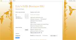 Desktop Screenshot of ericsisu.blogspot.com