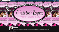 Desktop Screenshot of christielopezmakeup.blogspot.com