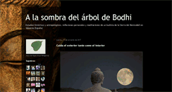 Desktop Screenshot of alasombradelarboldebodhi.blogspot.com