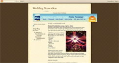 Desktop Screenshot of dekorasiperkawinan.blogspot.com