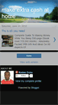 Mobile Screenshot of makeeasyextrcashathome.blogspot.com
