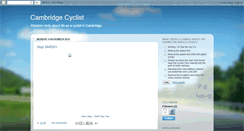 Desktop Screenshot of cambridge-cyclist.blogspot.com