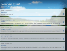 Tablet Screenshot of cambridge-cyclist.blogspot.com