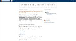 Desktop Screenshot of cybergrind.blogspot.com