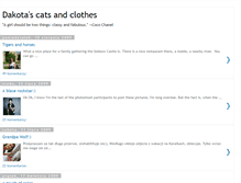 Tablet Screenshot of dakotascatsandclothes.blogspot.com