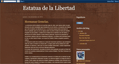 Desktop Screenshot of estatuadelalibertad.blogspot.com