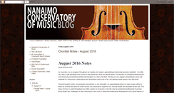 Desktop Screenshot of nanaimoconservatoryofmusic.blogspot.com