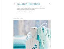 Tablet Screenshot of galeriadekodom.blogspot.com