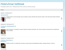 Tablet Screenshot of hiidenuhmankeittiossa.blogspot.com