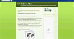 Desktop Screenshot of green-office.blogspot.com