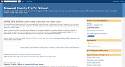 Desktop Screenshot of broward-county-traffic-school.blogspot.com