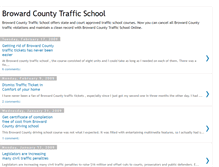 Tablet Screenshot of broward-county-traffic-school.blogspot.com