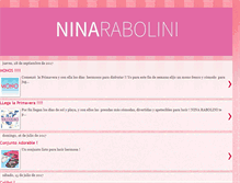 Tablet Screenshot of nina-rabolini.blogspot.com