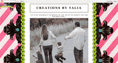 Desktop Screenshot of creationsbytalia.blogspot.com